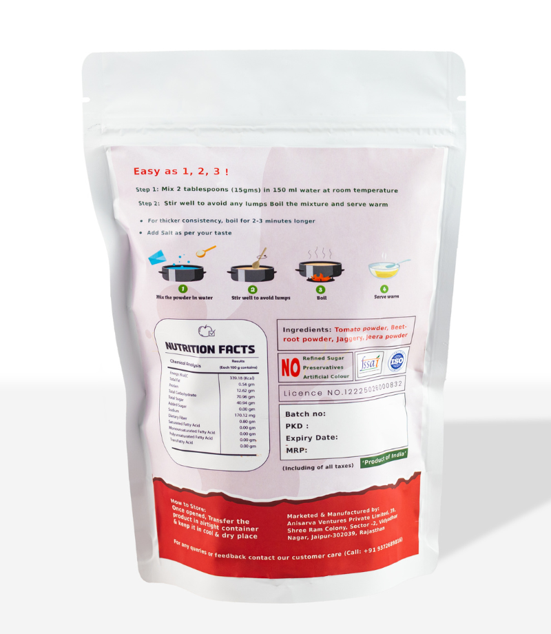 Tomato Beetroot Soup Mix