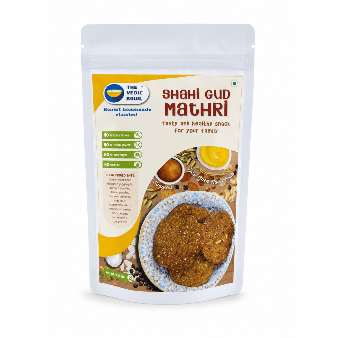 Shahi Gud Mathri - The Vedic Bowl