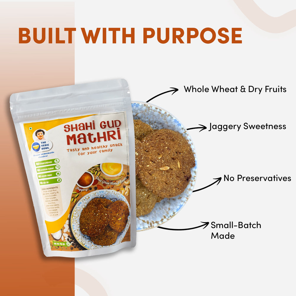 Shahi Gud Mathri - The Vedic Bowl