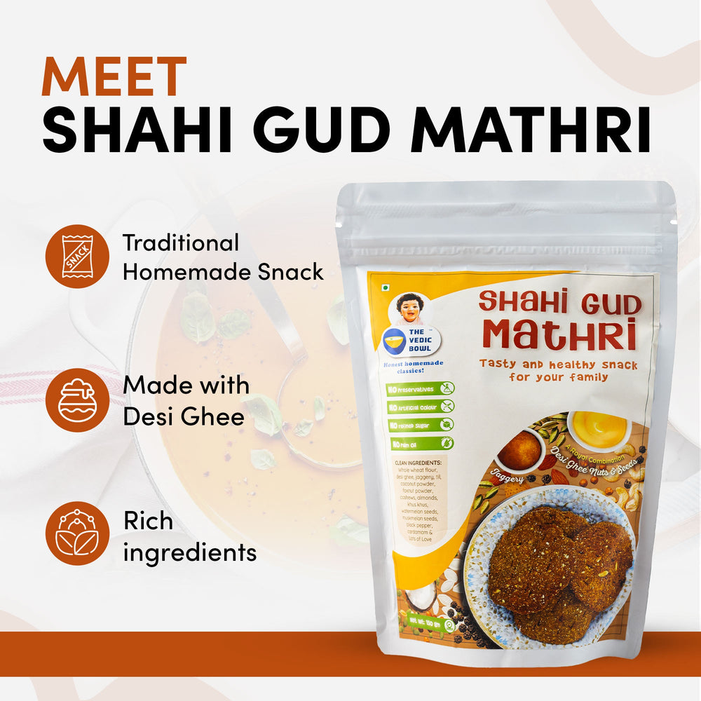 Shahi Gud Mathri - The Vedic Bowl