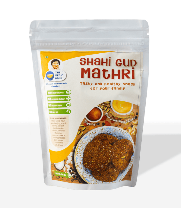 Shahi Gud Mathri - The Vedic Bowl