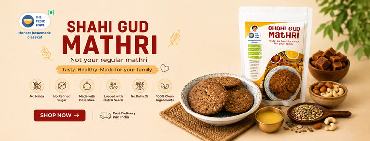 shahi gud mathri for kids and adults
