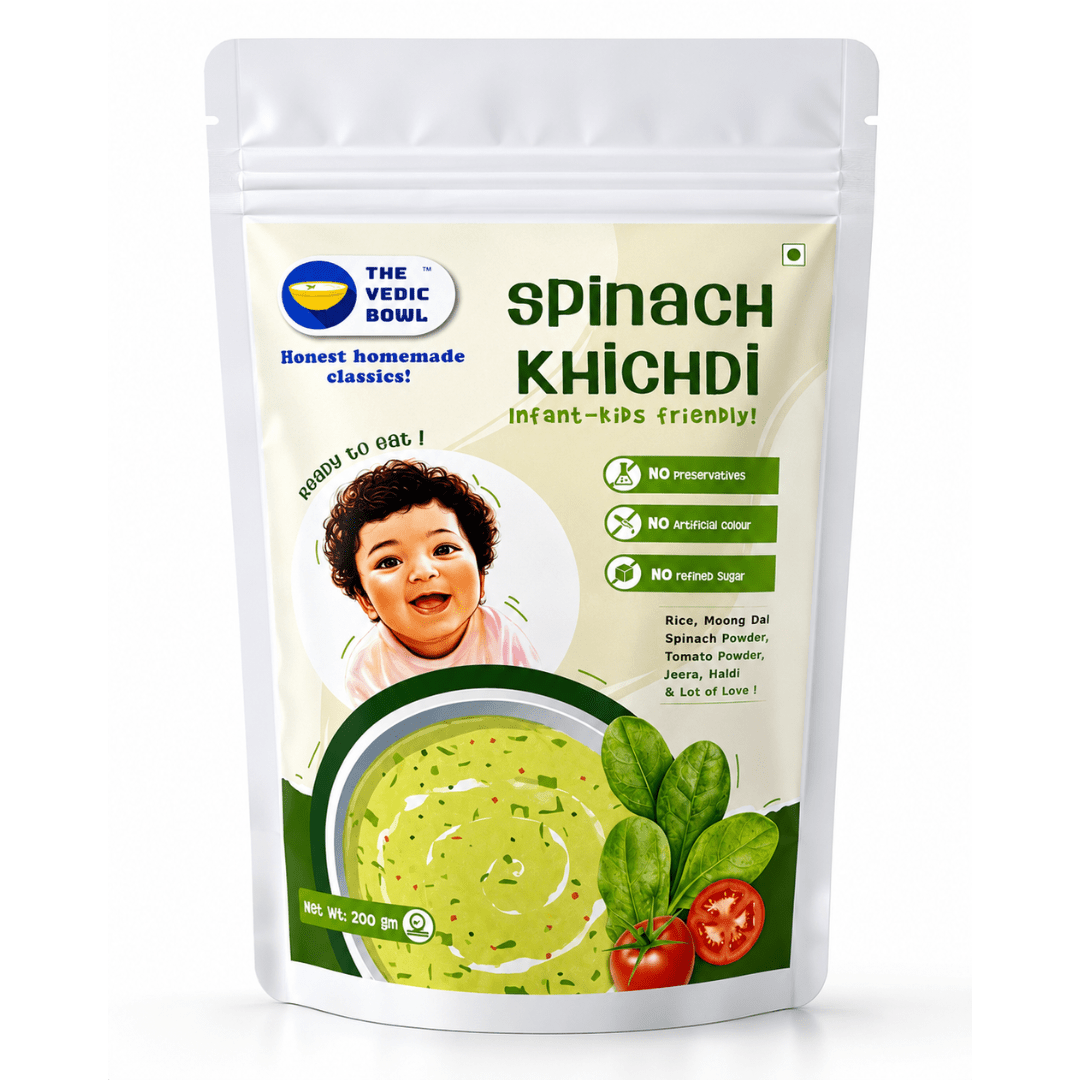 Spinach Khichdi - The Vedic Bowl