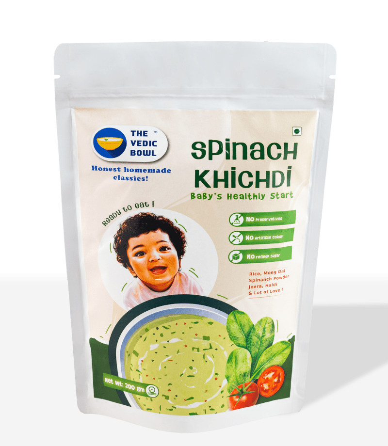 Spinach Khichdi - The Vedic Bowl